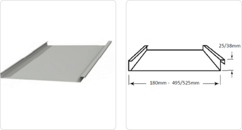 all metal standing seam schematics